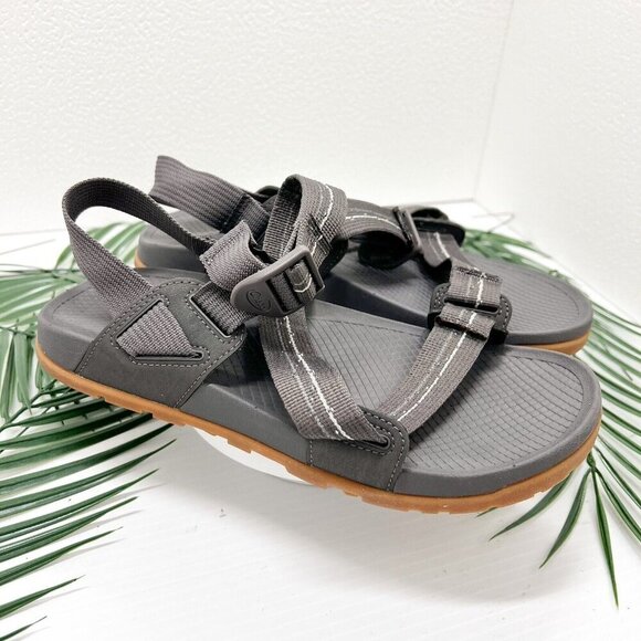 Chaco Women's Gray Lowdown Open Toe Strappy Comfort Sandals Size M8 NWOB - Picture 5 of 8